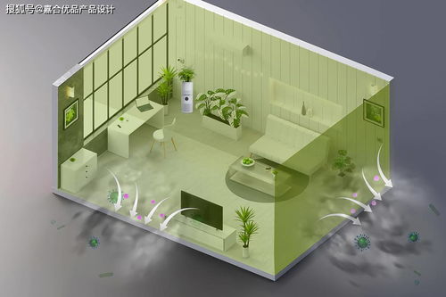 結(jié)合了美國(guó)航天局的靈感和花盆家居裝飾的凈化器產(chǎn)品設(shè)計(jì)